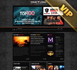  网站博客模板：Nightlife Night Club Template